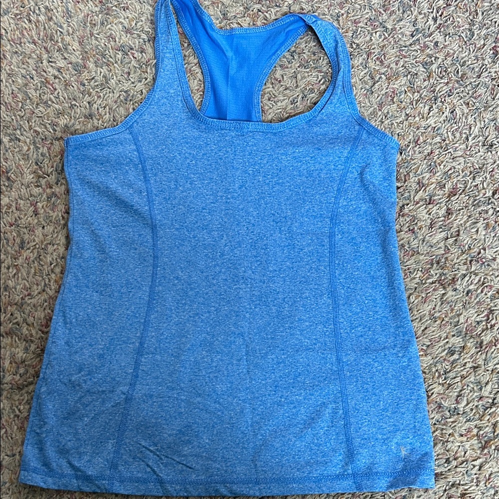 Danskin Now Vibrant Blue Tank Top